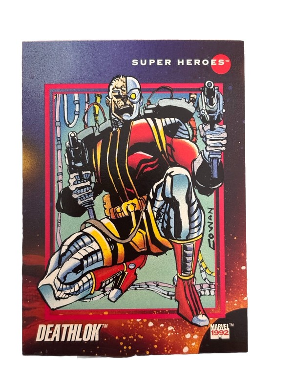 Excellent: Vintage 1992 Impel Marvel Universe Deathlok Trading Card