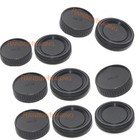 (5 Pcs) Minolta MD MC Rokkor Lens Rear Caps Cover + Camera Body Cap "Us Seller