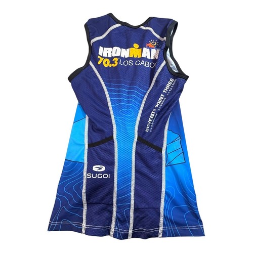 Sugoi Ironman Los Cabos XS Triathlon Tank Top Cycling Jersey Ocean Sleeveless - Picture 5 of 6