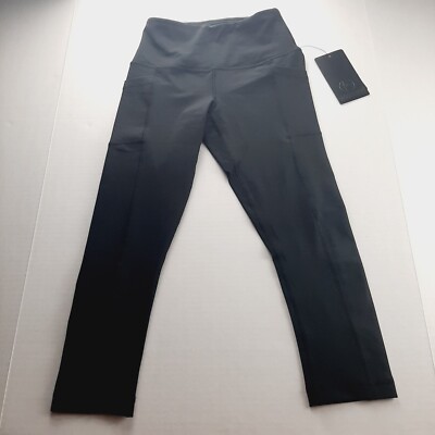 90 Degree By Reflex Performance Legging Women's Size XS Black Capri Length