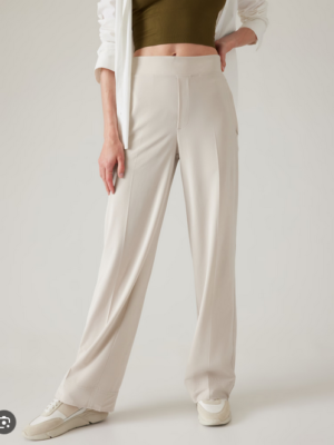 ATHLETA Brooklyn Heights High Rise Pull-On Wide Trouser Pants