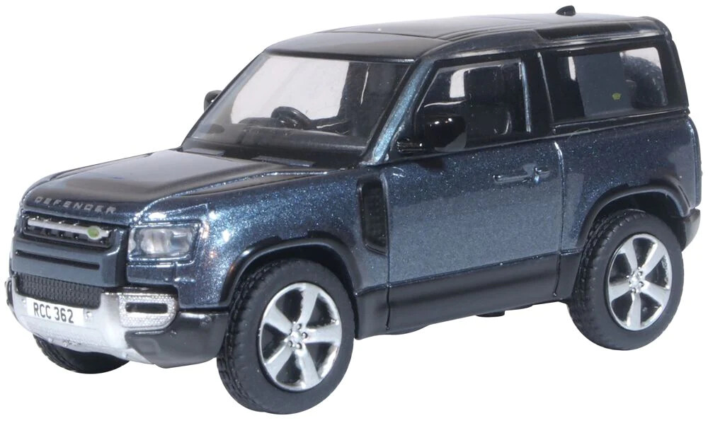 OXFORD AUTOMOBILE NEW LAND ROVER DEFENDER 90 TASMAN BLUE 76ND90002