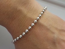 Lovely Sterling Silver Ball Anklet
