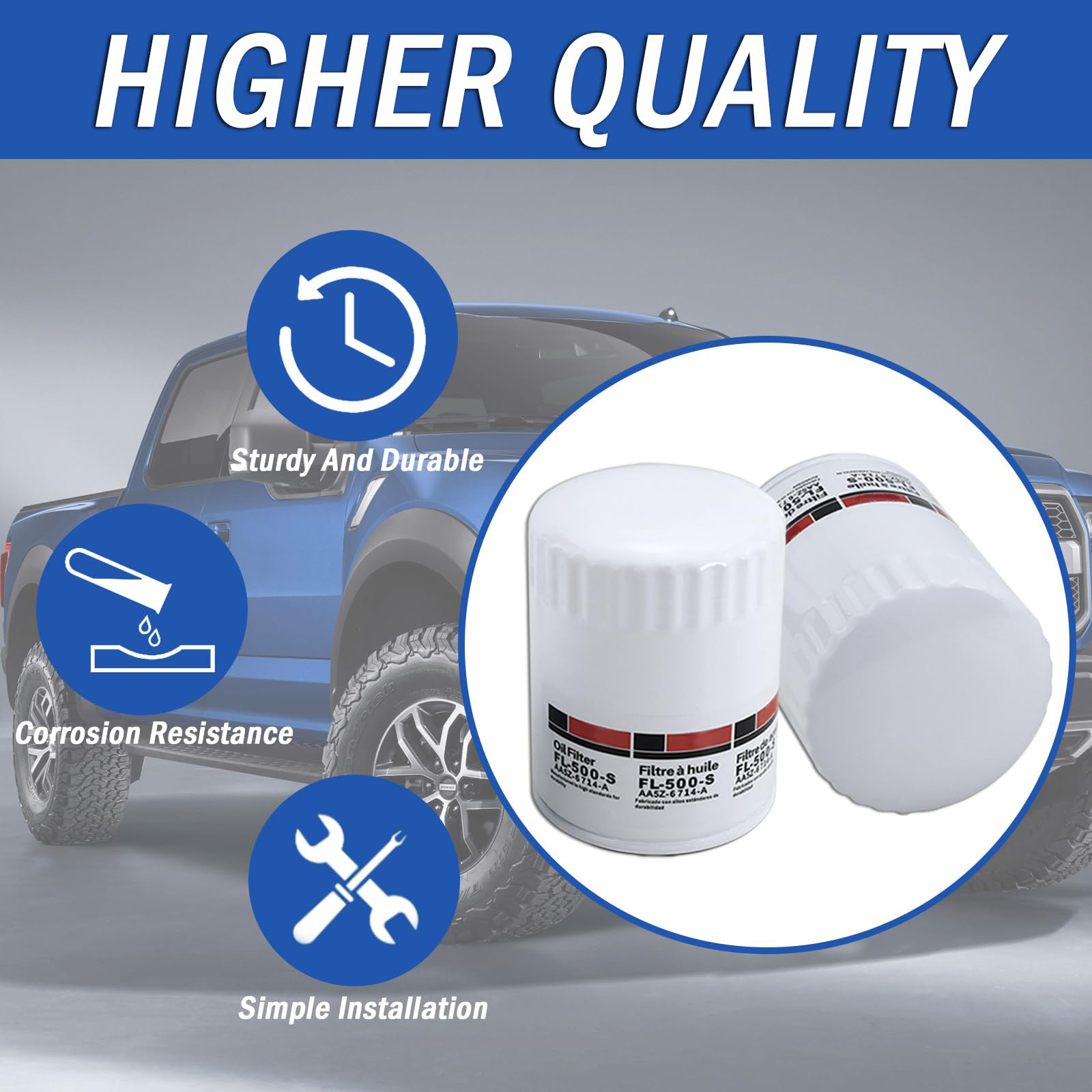 12 Pack Fit For Motorcraft FL 500S B12 Oil Filter FL500S CASE FAST FREE SHIPPING