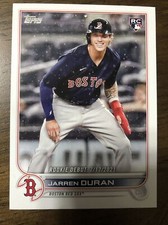 2022 Update Base #US118 Jarren Duran - Boston Red Sox - Rookie Debut