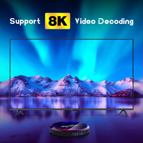 2023 New 64GB,4GB Android 13 TV BOX 8K HDMI WIFI6 Quad core BT 5.0 Media Player - Picture 4 of 17