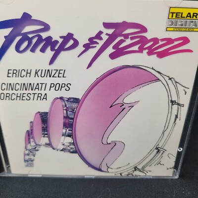 Pomp & Pizazz Erich Kunzel Cincinnati Pops Orchestra Audio CD 1987