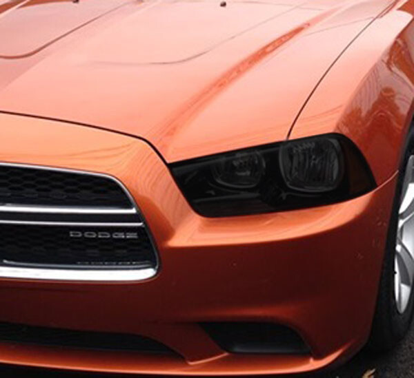 20112014 Charger smoked tinted HEADLIGHT covers vinyl 11 12 13 14 eBay
