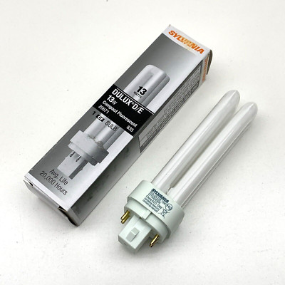 (3-Pack) Sylvania CF13DD/E/835/ECO Fluorescent 13W Light Bulb 3500K 4-Pin G24q1