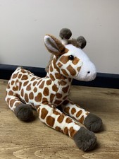 Toys R Us 2013 Geoffrey Giraffe Plush Stuffed Animal Laying Down