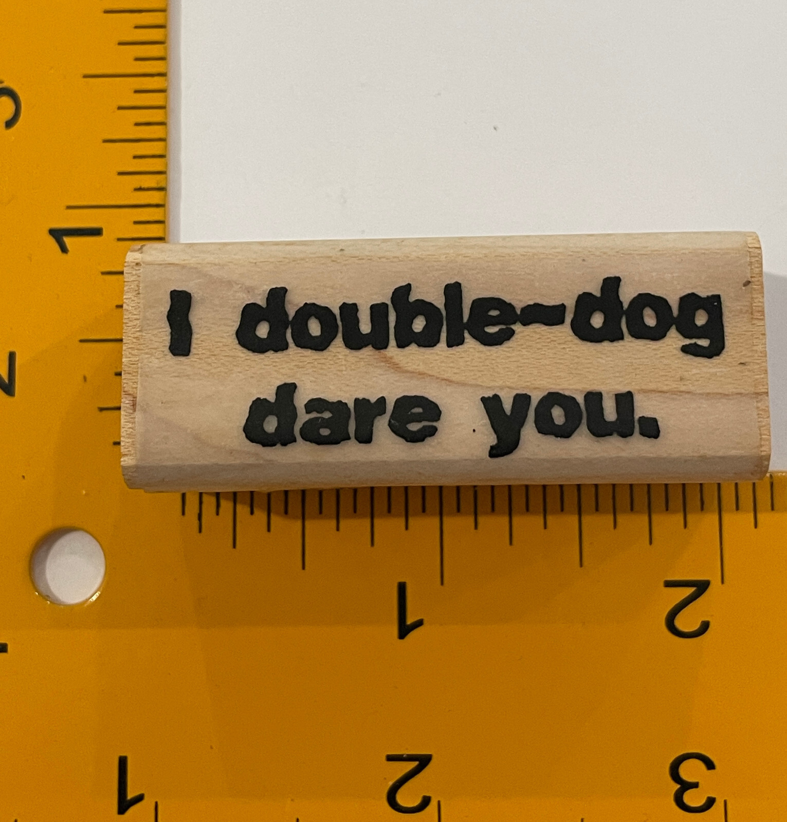 I DoubleDog Dare You Rubber Stamp by River City Rubber Works eBay