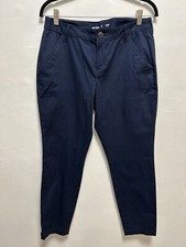 Old Navy Cotton Pants Skinny Navy Blue 8 Pattie