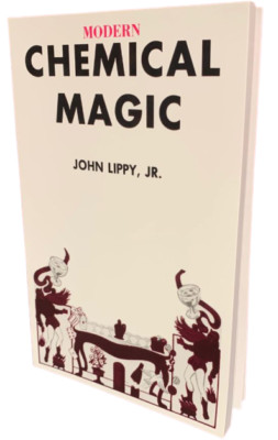 MODERN CHEMICAL MAGIC BOOK Lippy Fire Trick Science Flash Paper Special Effects 