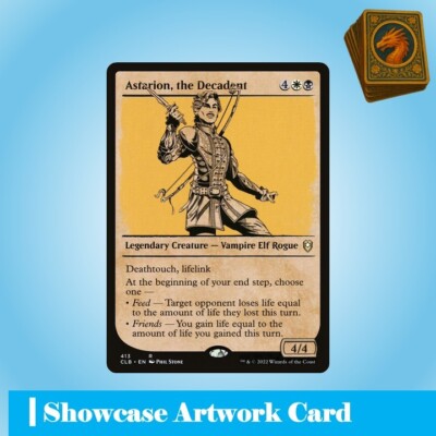 Astarion, the Decadent | MTG | Baldur's Gate | NM | EN | Rare | Showcase Artwork
