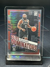 2020-21 Panini Donruss Optic Elite Dominators Red Pulsar Prizm James Harden #5