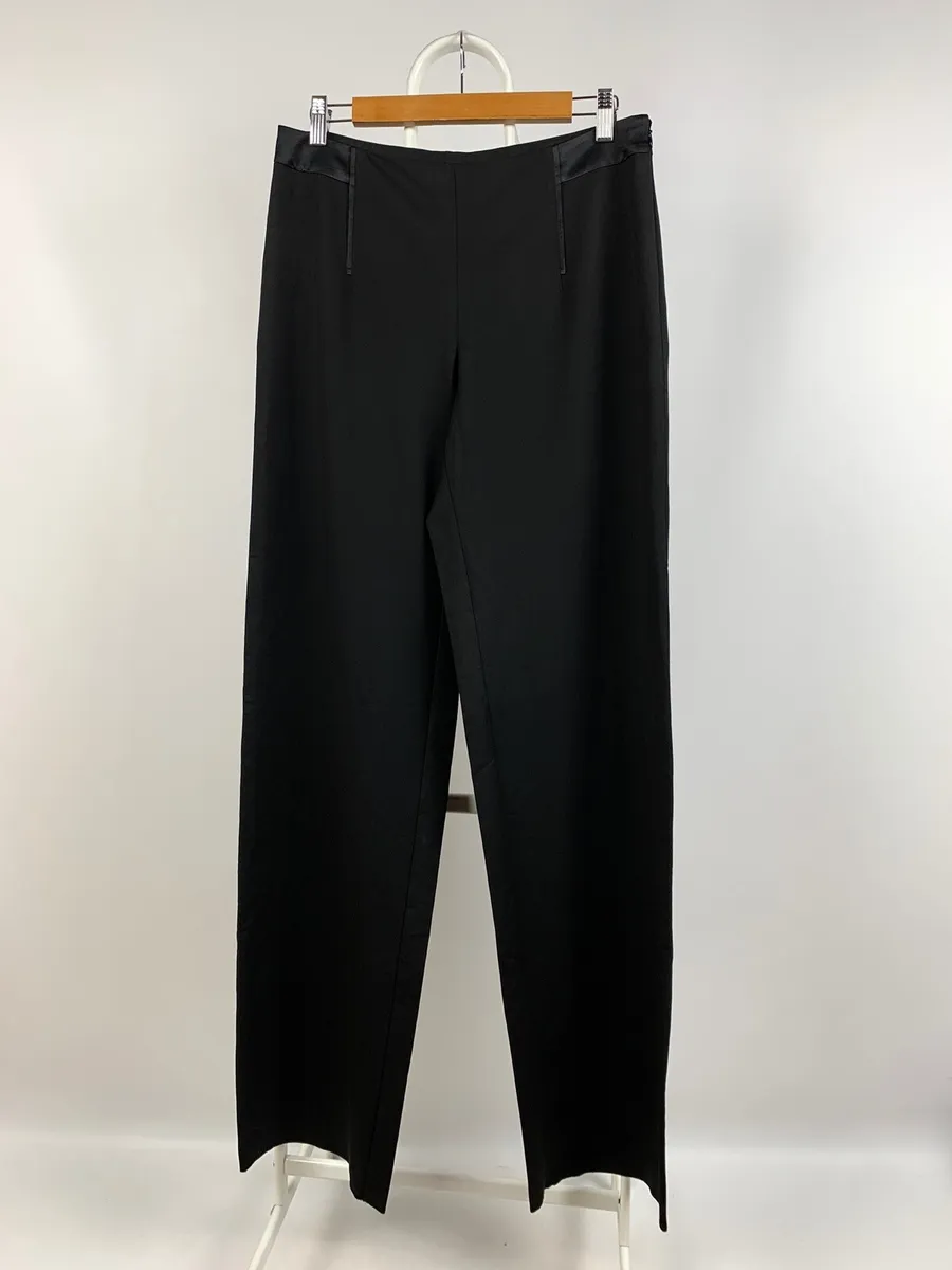 chanel vintage black dress pants