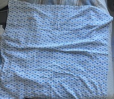 Aden  Anais Muslin Swaddle Blanket Blue Grey Triangle Lightweight