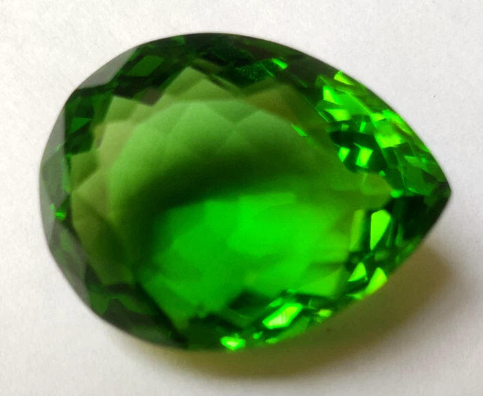 60.35ct. Large Green Moldavite Pear Cut Loose Gemstone Gift for Pendant/Her - Image 2 of 4