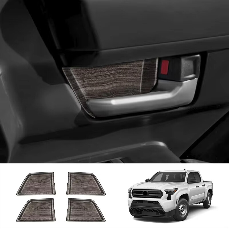 32PCS Wood Grain Interior Accessories Kit Cover Trim For Toyota