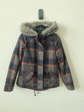 Jack Plaid Wool And Polyester Jacket - Size Small