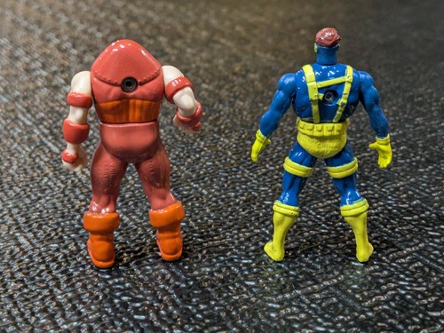 2.5” Cyclops & Juggernaut Marvel X-MEN Metal Figure Die Cast Toy Biz - Picture 2 of 2