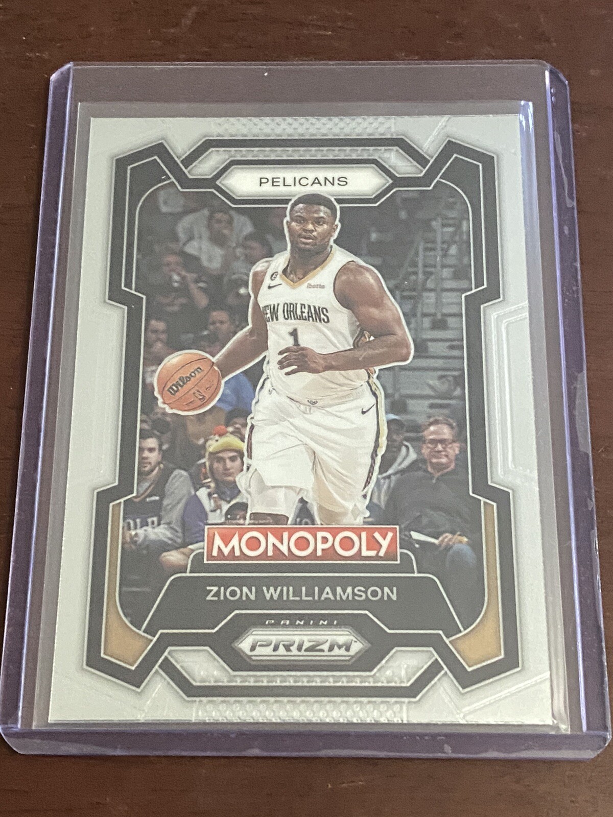 2023-24 Panini Prizm Monopoly Zion Williamson Silver Prizm #55
