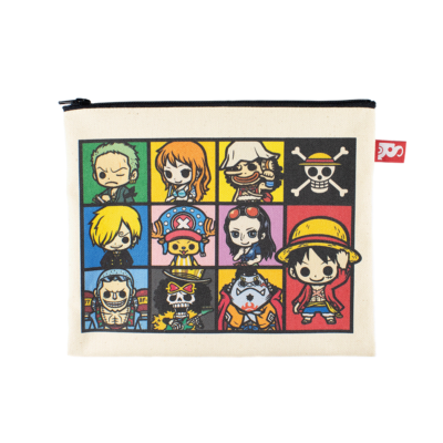 One Piece Square Zip Pouch 20x17cm 7.9x6.7