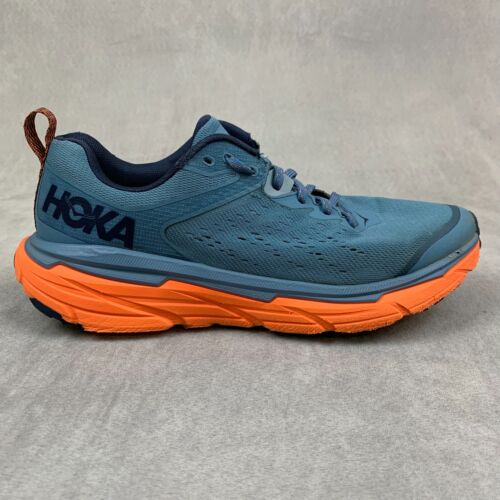 Hoka One One Mens Shoes 8.5D Provincial Blue Carrot Orange Challenger ATR 6 - Bild 2 von 13