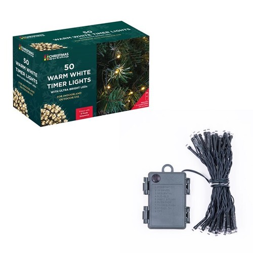 BATTERY OPERATED LED FAIRY LIGHTS WITH TIMER INDOOR/OUTDOOR CHRISTMAS XMAS PARTY - Picture 17 of 80