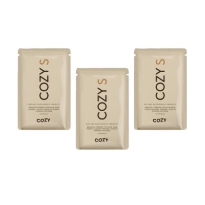 3x COZY S Dietary Supplement Weight Management Original Natural 10's