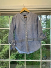 Talbots Blue Long Sleeve Blouse - Size L