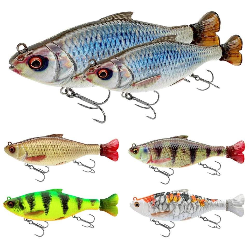 Savage Gear 3D Hard Pulsetail Roach 13,5cm 18cm SS Swimbait Wobbler Pulse Tail