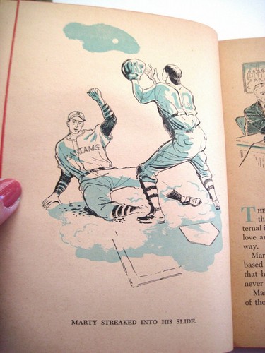 1949 Children's Book "Batter Up" Baseball Paperback - Comet Books * - Picture 5 of 11