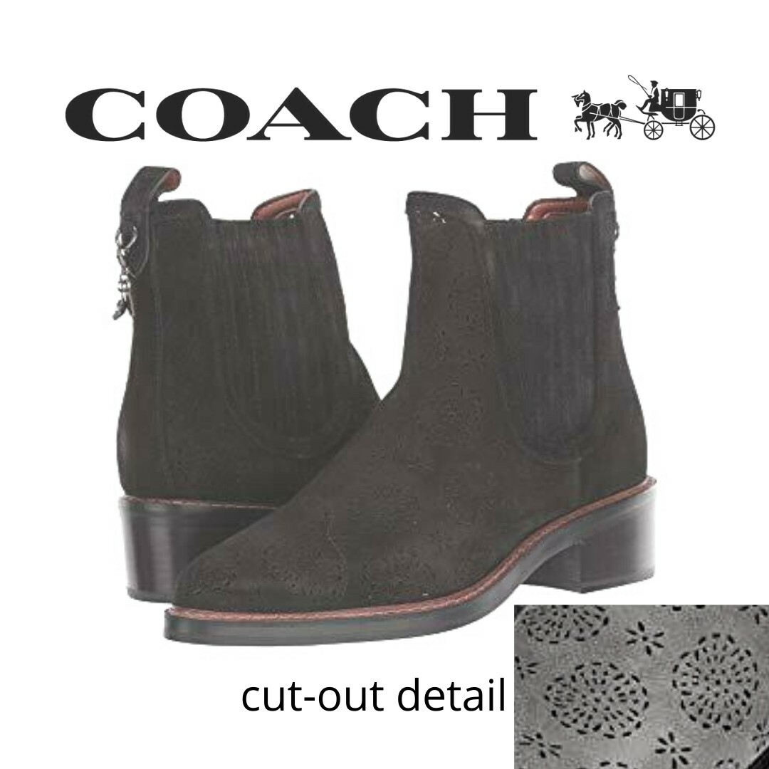 NIB $395 COACH Bowery Chelsea Boot with 