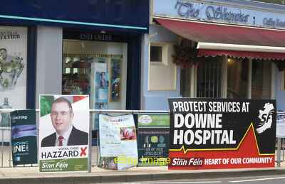 Photo 12x8 Sinn FÃ in Westminster Election Posters on Main Street, Newcast c2017