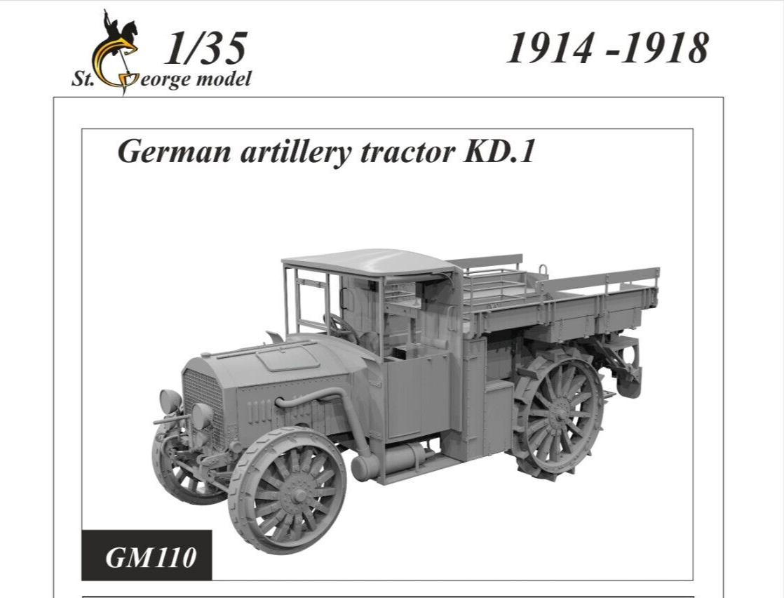 ST. GEORGE MODEL 1:35 WWI 1914-1918 GM 110 GERMAN ARTILLERY ST. GEORGE MODEL 1:35 WWI 1914-1918 GM 110 GERMAN ARTILLERY