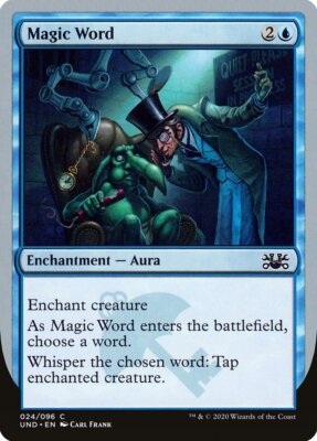 MTG Magic the Gathering Magic Word (24/107) Unsanctioned LP
