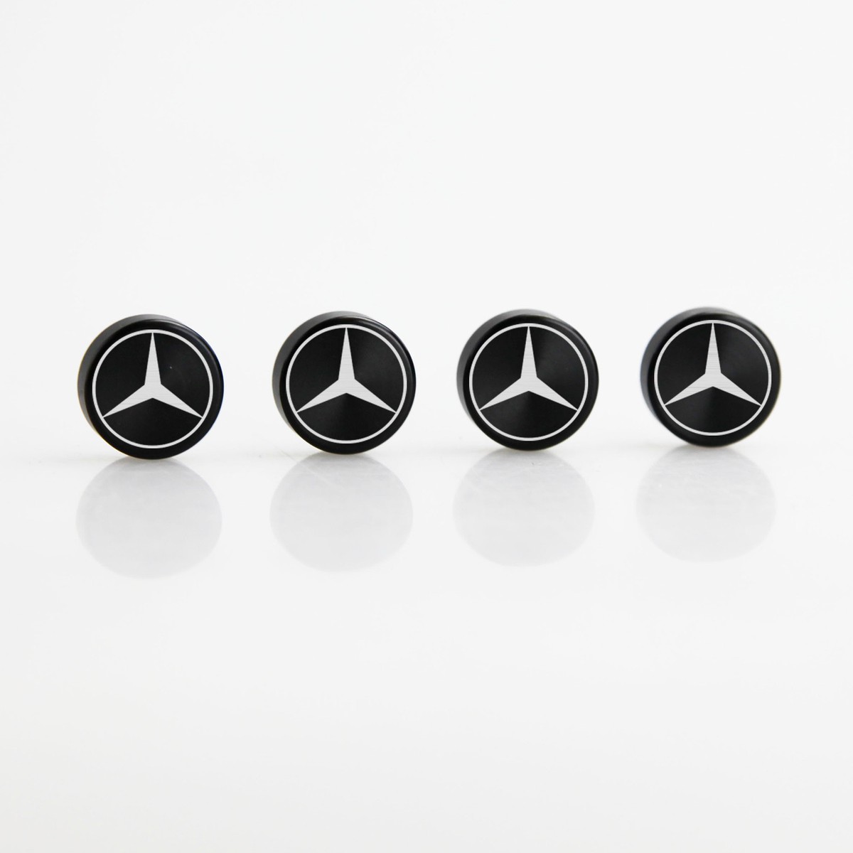 Matte Black License Plate Frame Chrome amg Laser Etched Metal
