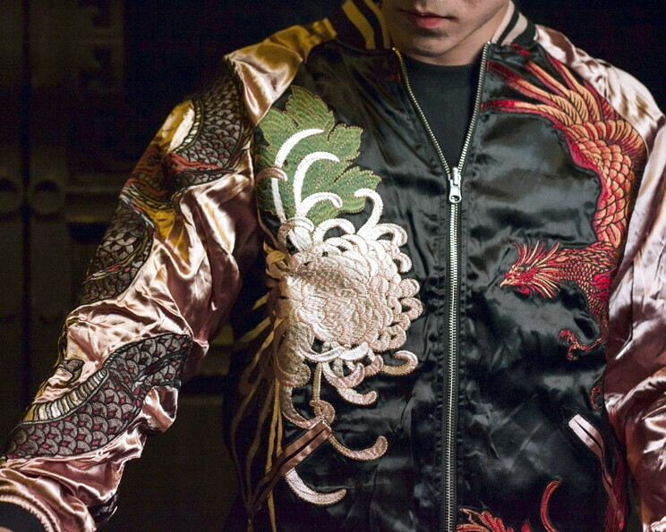 NICXSIXX スカジャン 龍 souvenir jacket Four Legendary Creatures Sukajan Souvenir Jacket – Koisea