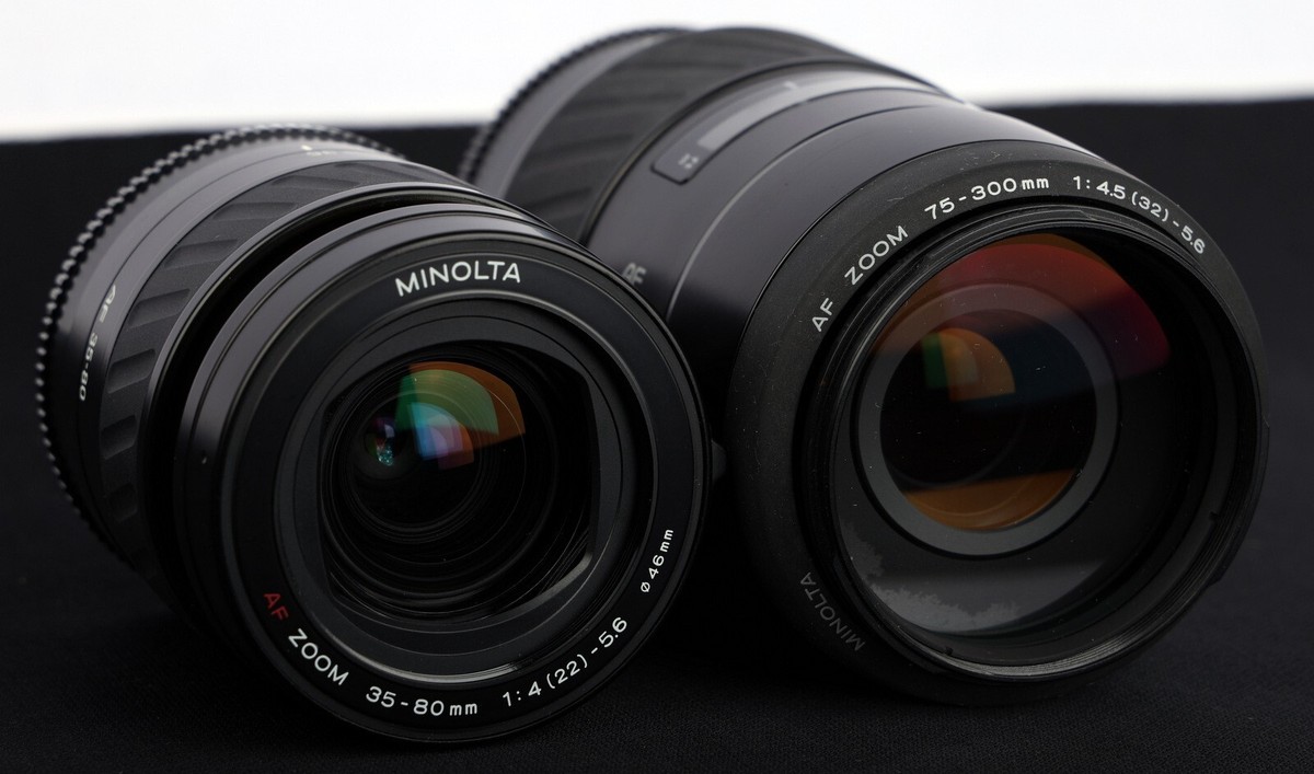 Minolta Alpha 7700i QD 35mm Film AF SLR + AF 35-80mm, 75