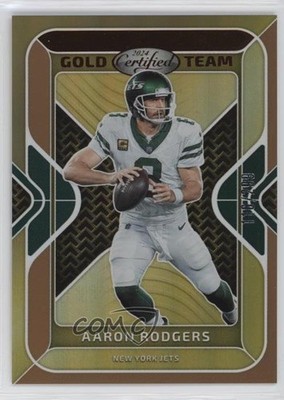 2024 Certified Gold Team Bronze Mirror 116/299 Aaron Rodgers #GT-ARS 10up