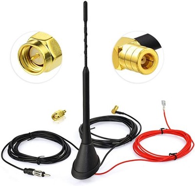 DAB Antenne Auto DAB FM AM Kombi Dachantenne mit Verstärker 5M