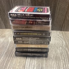 Lot of 9 Mixed Film Score, Broadway, Classics  More Cassette Tapes   VG