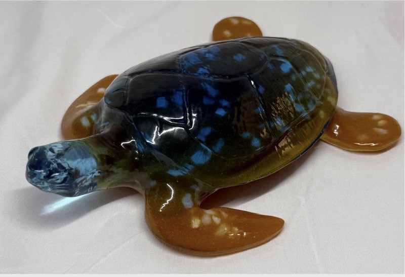 Beach Theme Turtle / Handmade / Epoxy Resin