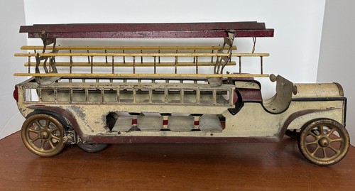 Rare 1913 Schieble Hill Climber Fire Ladder Truck