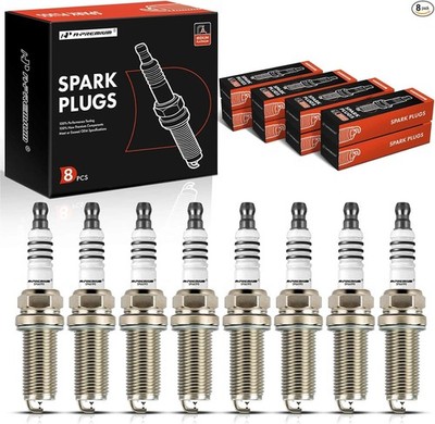 Iridium Platinum Spark Plugs (Pack of 8) Compatible with Tundra 2007-2020, Sequ