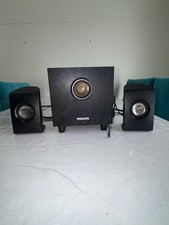 Philips SPA1330/37 Multimedia Speakers 2.1   Subwoofer  2 Satellite Speakers