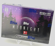 2024-25 TOPPS MIDNIGHT BUNDESLIGA SOCCER FACTORY SEALED HOBBY BOX A1 - 3 x AUTO 