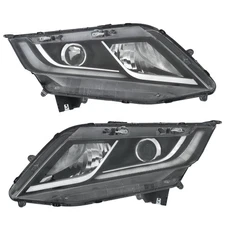 For Honda Odyssey 2018-2020 Halogen w/ LED DRL Headlights Headlamps Left&Right