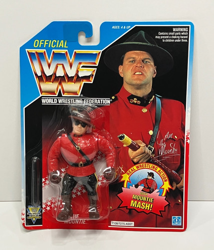 original 1992 WWF Hasbro THE MOUNTIE action figure...